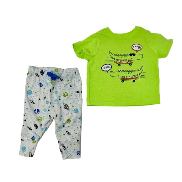 Baby Boy's Outfits - 2 Pants, 1 Body Suit, 1‎ Shirt -  Size 3-6 Months - Picture 4 of 6